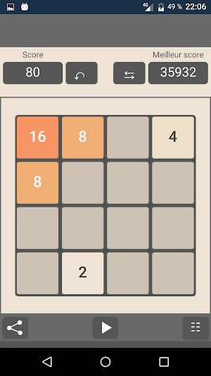 2048 App Screenshot 1