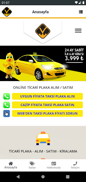 Kale Taksi Screenshot 0