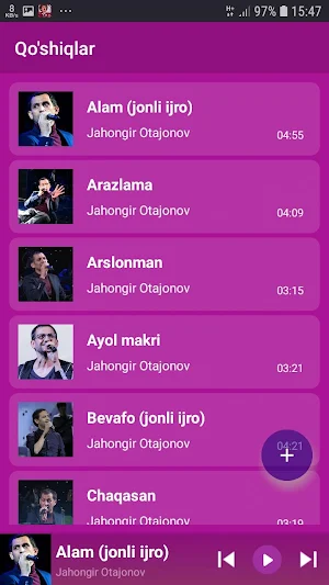Jahongir Otajonov qo'shiqlari Screenshot 3