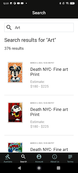 Robinhood Auctions Screenshot 3