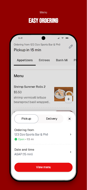 123 Dzo Sports Bar & Phở Screenshot 2