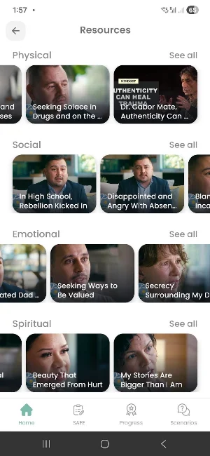 SAFE: Wellbeing to Heal Screenshot 2