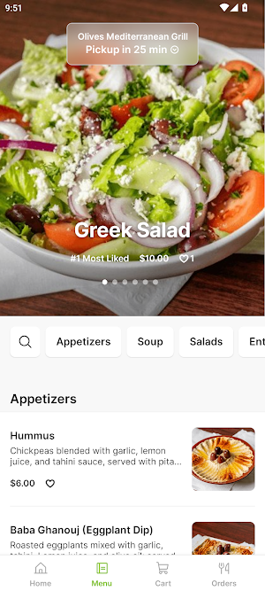 Olives Mediterranean Screenshot 1