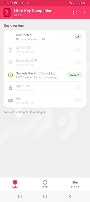 Libre Key Companion Screenshot 2