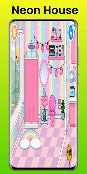 Toca Boca Neon House Ideas Screenshot 2