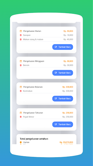 Kalkulator Pengeluaran Screenshot 2