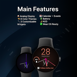 Basic Analog Watch Face Screenshot 1