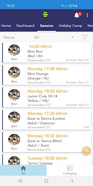 TENNISSMITHS Screenshot 1