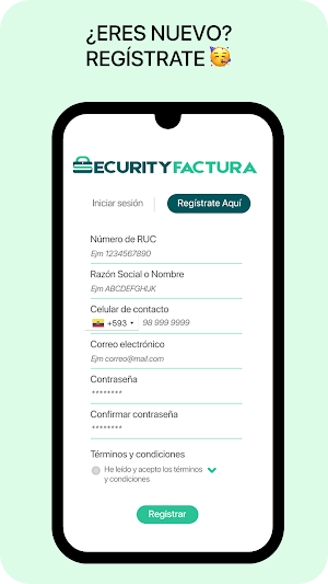 Security Factura Movil Screenshot 1