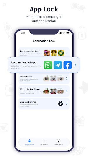App Lock Fingerprint, Password Screenshot 0