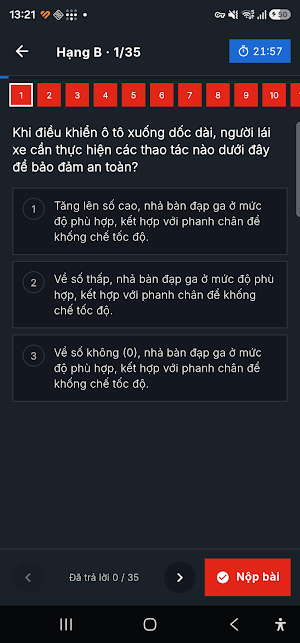 Lái Chuẩn: Thi GPLX 600 Câu Screenshot 2