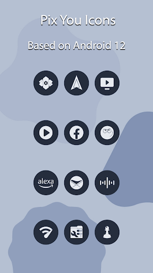 Pix You Clay Dark Icons Screenshot 3