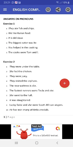 English; Topical Questions Screenshot 3