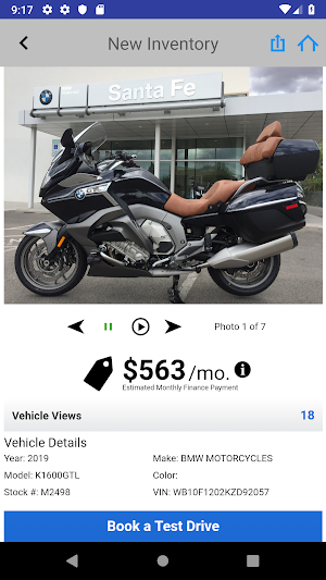 Santa Fe BMW Motorcycles Screenshot 1