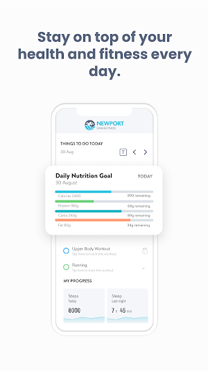 NewportSwimFit Screenshot 1