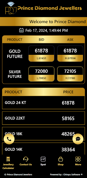 Prince Diamond Jewellers Screenshot 0