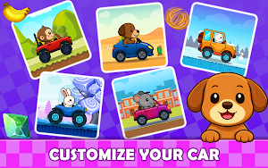 Kitty Games: Car Game for Girl Screenshot 1