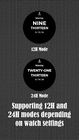 Time in Words - 3 complication Screenshot 2