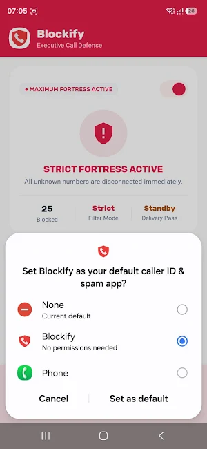 Blockify: Spam Call Blocker Screenshot 1