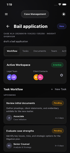 LawgicHub Screenshot 2