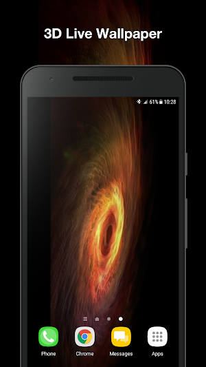 Real Black Hole Live Wallpaper Screenshot 0