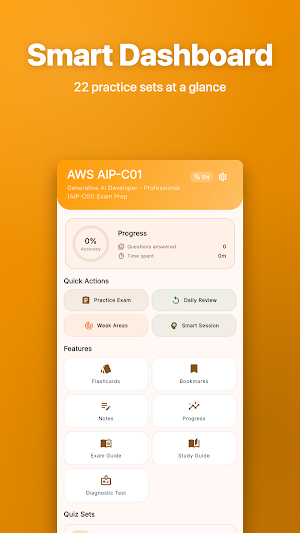AI Dev Prep - AIP-C01 Practice Screenshot 0