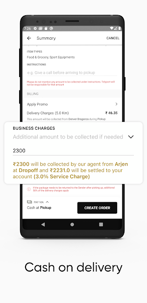 Telyport - package/parcel/cour Screenshot 2