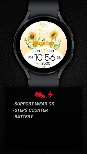 SamWatch Flower 2022 Sunflower Screenshot 1