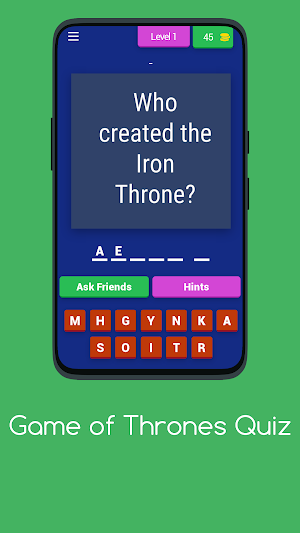 GAME OF THRONES QUIZ Screenshot 0