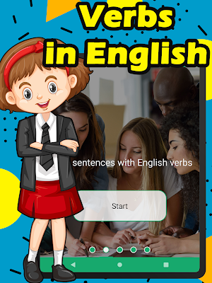 Learning English verbs in sentences and words Screenshot 3