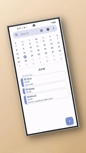 Calendar Screenshot 1