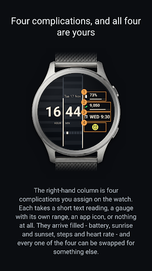 Strata Digital Watch Face Screenshot 0