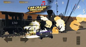 Car Crash Simulator Desert Screenshot 2