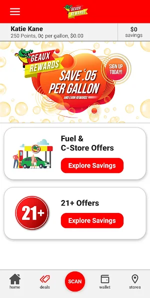 Geaux Plus Rewards Screenshot 1