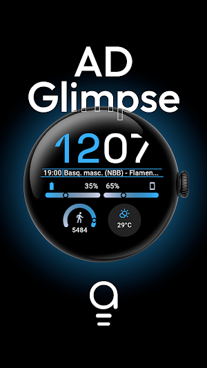 AD Glimpse - Watch Face Screenshot 0