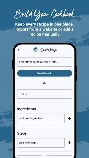 Simple Recipe: Recipe Saver Screenshot 1