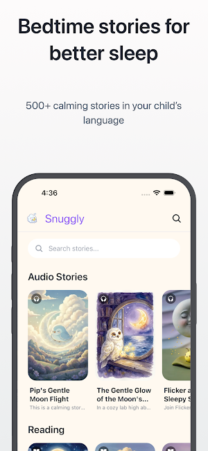 Snuggly: Bedtime Stories Screenshot 0