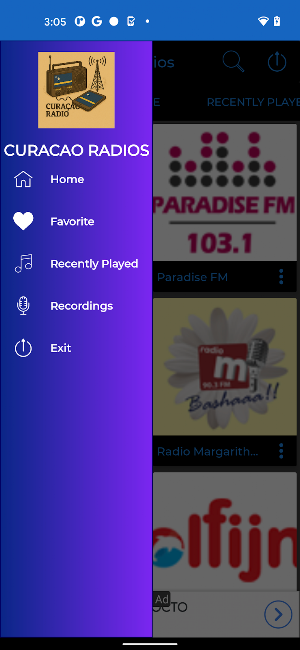 Curaçao Radio + Recorder Screenshot 2
