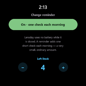 Lensday - Track Your Lenses Screenshot 2