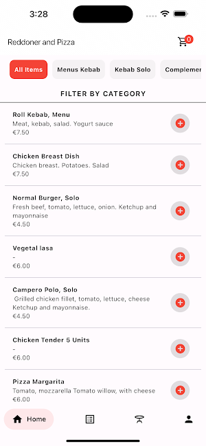Red Donner and Pizza Screenshot 2