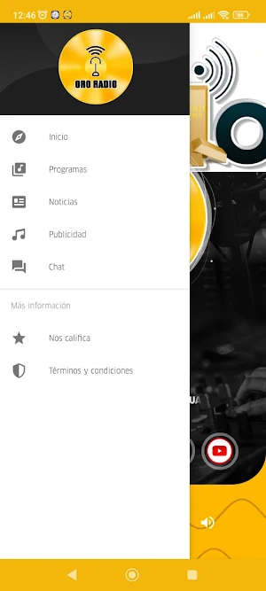 Oro Radio Screenshot 2