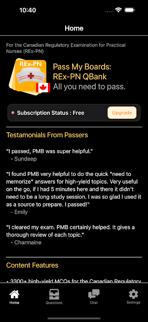 REx-PN QBank Screenshot 0