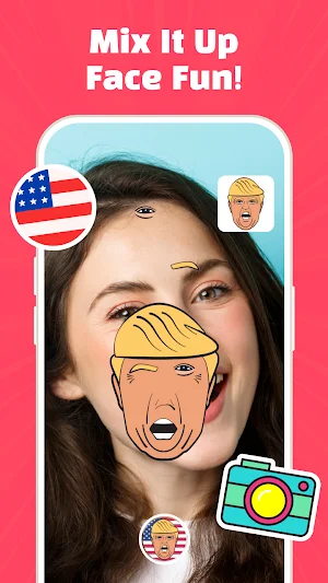 Lip Fall Challenge: Fun Filter Screenshot 3
