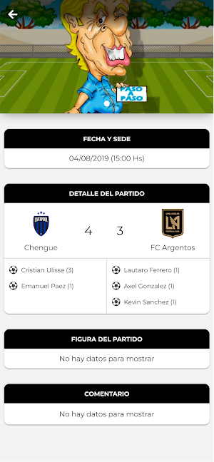 Liga paso a paso Screenshot 3