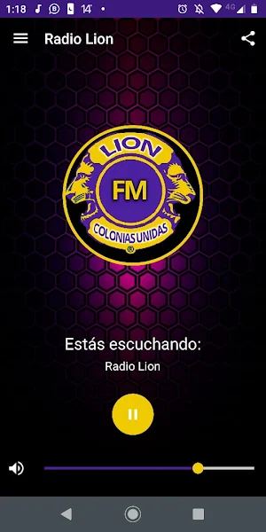 Radio Lion Colonias Unidas Screenshot 2