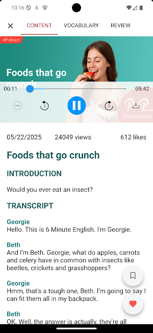 English Listening: Podcast Screenshot 2