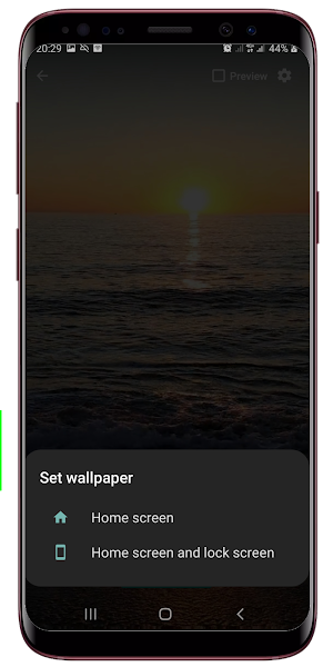 Sunrise Live Wallpaper Screenshot 3