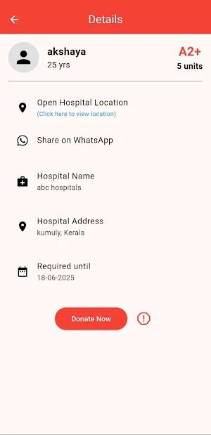 Blood Bank Screenshot 3