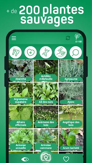 Vegedex, l'appli sauvage Screenshot 0