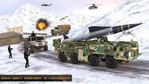 US Army Missile Attack : Army Truck Driving Games Screenshot 3